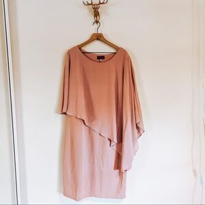 HANNAH Nicole Women's Rose Gold Sleeveless Midi Dress Size 22W NWT